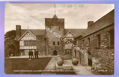 1928 PARLIAMENT HOUSE MACHYNLLETH POWYS Montgomeryshire RP REAL PHOTO POSTCARD • £0.99