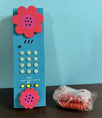 Vintage 1993 Avon Talking Pretty Telephone Soft Foam Flower Hippy Phone Landline • $20.70