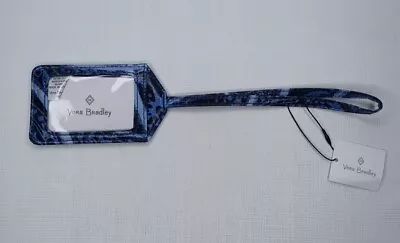 Vera Bradley Iconic Luggage Tag Indio Blue New • $14.99