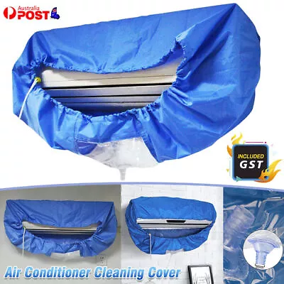 $22.94 • Buy Wash Cover Air Conditioner Cleaning Bag Waterproof Wall Mounted Protectors Kits