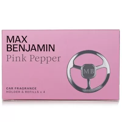 Max Benjamin Car Fragrance Gift Set - Pink Pepper 4pcs Home Scent • $30.93