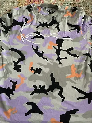 Karl Kani Camouflage T-shirt - Size Small Fits Like A Medium   • £5