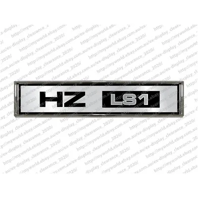 #2588 Badge To Suit Holden Hz Ls1 Chrome Car Emblem   • $37