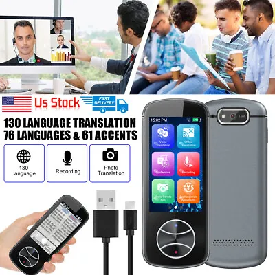 Portable Voice Translator Two Way Instant Photo Translation Device 137 Languages • $69.49