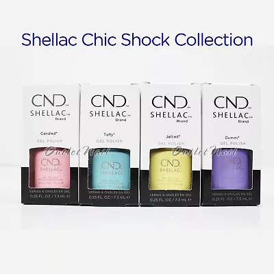 CND Shellac Chic Shock Collection UV Gel Nail Polish Color 7.3ml .25oz @Pick ANY • $14.50