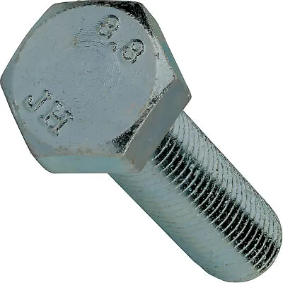 M12-1.75 Metric Hex Bolts Zinc Grade 8.8 Full Thread All Sizes 16mm Through 200 • $425.74