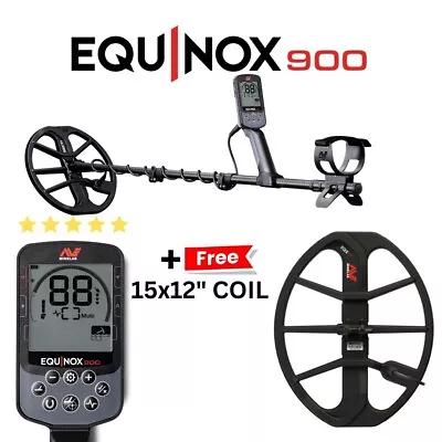 MINELAB EQUINOX 900 Metal Detector  + FREE 15  Coil - CMD • £1129