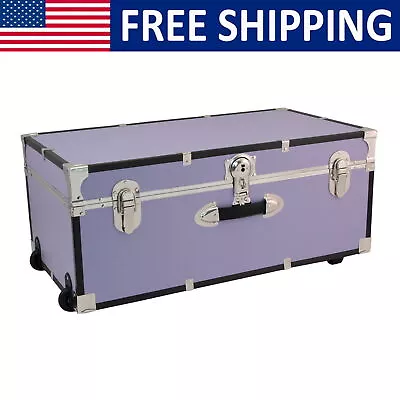 30 In Trunk W/ Wheels Lock Storage Organization Dustproof Moisture-Proof Travel • $116.97