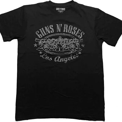 Guns N' Roses LA Logo T-Shirt Black New • $25.89