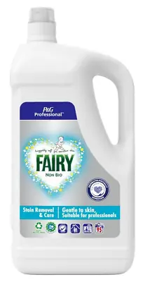 Fairy Professional Non-Bio Liquid Fabric Laundry Detergent 4.75L - 95 Washes • £27.99