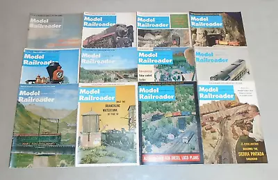 Lot Of 12 Issues Of 1965 Model Railroader Magazine Complete Year • $14.99