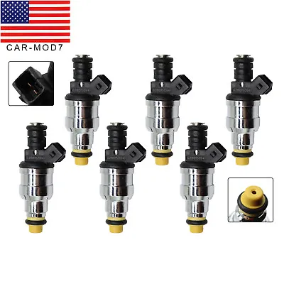 Set (6) Flow Matched Fuel Injectors For Ford 2.3 2.9 3.0 3.8 4.9 5.0 F47E-A2E • $42.66