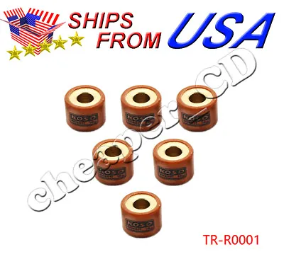 16 Gram Variator Performance Roller Weights 18x14mm 150cc GY6 ATV Scooter Moped • $10.20