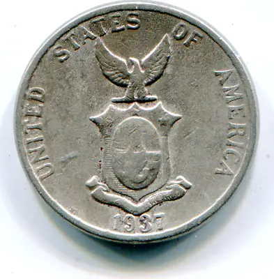 Philippines 5 Centavos 1937m Nice Coin    Lotjan9698 • $4.75