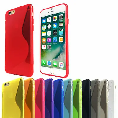 $3.95 • Buy Thin Soft Gel Cover Tough Silicone Case For Apple IPhone 5 5s 5c SE 6 6s 7 Plus