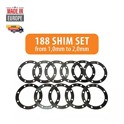 Backlash Adjustment Shim Kit For BMW 188mm Differential (E30 E36 Z3 E34) • $239