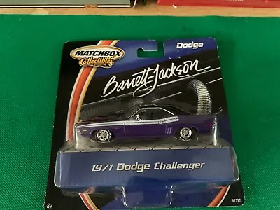 MATCHBOX Collectibles BARRETT JACKSON 1971 Dodge Challenger 1:43 Scale B474 • $33.99