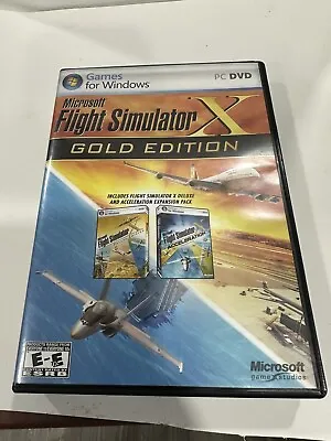 Microsoft Flight Simulator X: Gold Edition (PC: Windows 2008) • $20