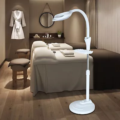 16X LED Floor Stand Facial Magnifying Salon Beauty Light Magnifier Lamp Adjust • $33.25