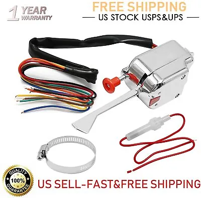 New Chrome 12V Universal Street Hot Rod Turn Signal Switch For FORD BUICK GM • $14.59