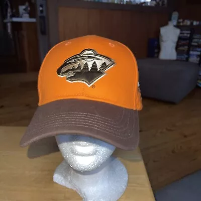 Minnesota Wild Orange Polaris Pheasants Forever Embroidered Cap Hat NHL Hockey • $15