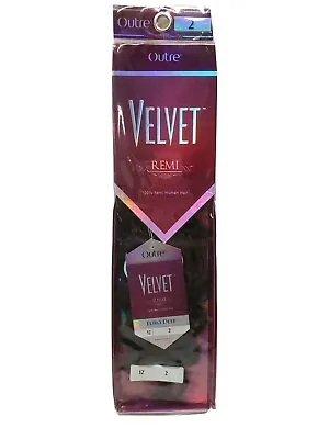 Outre VELVET REMI 12  100% Human Hair EUROPEAN DEEP WEAVE EXTENSION #2 • $49