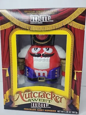£15.38 • Buy Official M&M Red Nutcracker Sweet Chocolate Candy Dispenser NOS No Candy