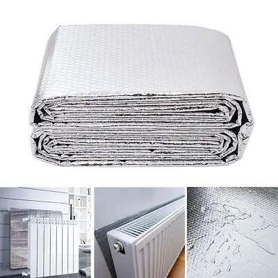 60cm X 5m Radiator Insulation Foil Heat Reflector Sheet Energy Saving Foil Panel • £10.99