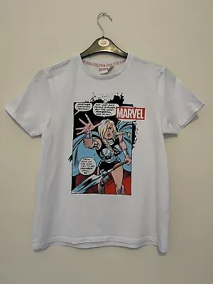 Ladies Womans Marvel White T Shirt Size Small 10-12 • £1.50