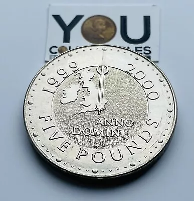 £15.99 • Buy £5 Five Pound Coin 1999-2000   Millenium  Anno Domini SCARCE - FREE POST