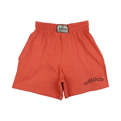 Vintage Adidas Made In AUS Sweat Shorts Peach Orange Womens Size Large • $34.95