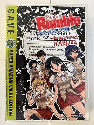 $14.99 • Buy S.A.V.E. ~ Rumble School The First Semester Complete First Season + OVA ~ USED ~