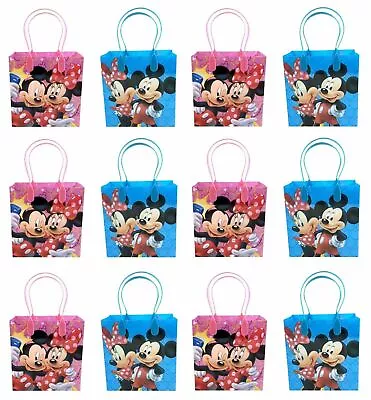 12 Pieces Disney Mickey Minnie Goody Gift Bag Party Favor Supply Wholesale Lot $ • $16.95