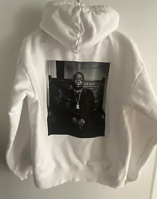 Kith X Biggie Classic Logo Notorious Big Box Logo Hoodie White Size M (J) • $85.75