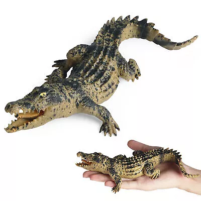 Crocodile Toy Alligator Toy Figure Soft Animal Figurines Toy Animal • $20.89