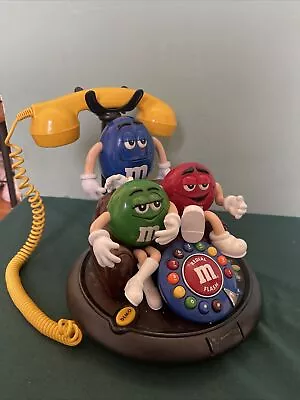 M&M Candy Character Telephone Red Blue Green • $25