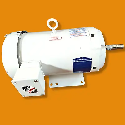 BALDOR 7.5HP JMEWDM3616T [SuperE] WASHDOWN MOTOR 3600RPM TEFC 3PH 230/460V 184JM • $539.99