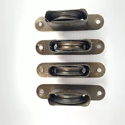 Vintage Lot Of 4 Window Sash Weight Pulley • $12