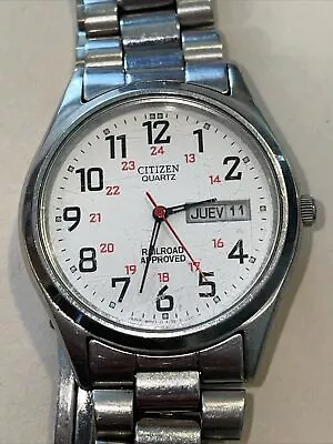 Vintage Citizen Railroad Approved Watch Needs A New Battery • $35