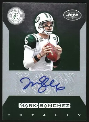 2011 Totally Certified Green Signatures #MSA Mark Sanchez Auto /5 • $50