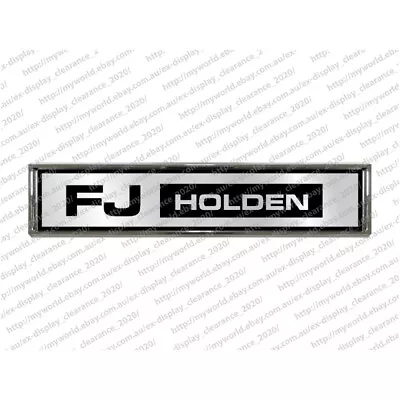 #2087 Custom Car Badge Holden Fj  Suit Interior Gift Idea! • $37