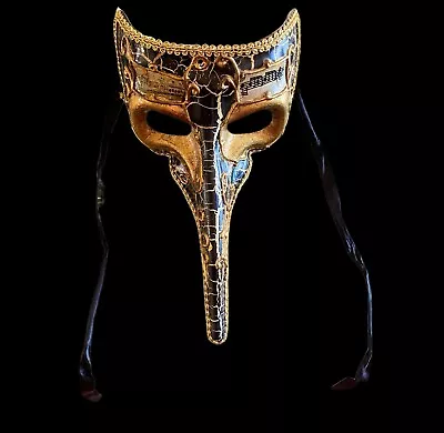 Unique Venetian Man's Long Beak 3D Mask 10  Long • $30