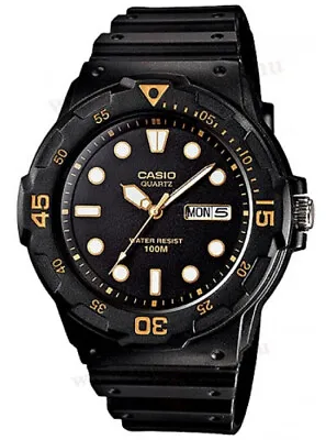 Casio Mens Diver Sports Watch MRW-200H-1EV Rotating Bezel WR 100M 2YR Warranty • $52