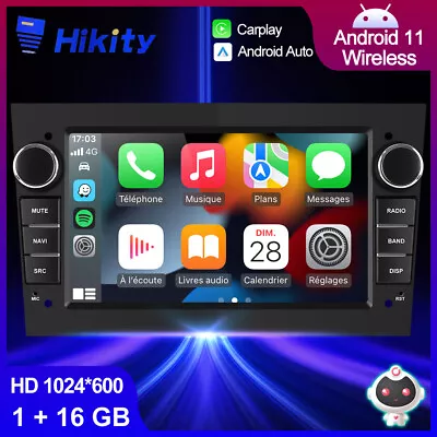 Apple Carplay Android 11 Car Stereo For Vauxhall/Opel Astra Corsa GPS Navi Radio • £129.99