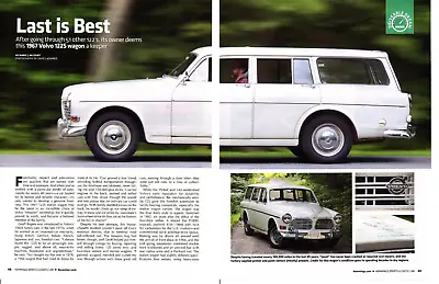 1967 Volvo 122s Wagon ~ Great 4-page Article / Ad • $11.95
