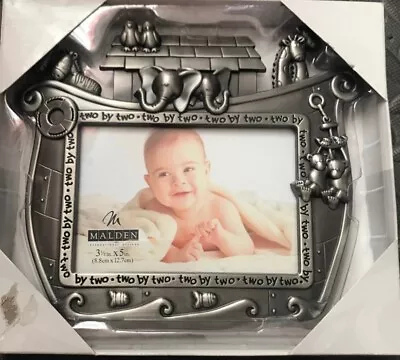 Malden International Designs 3.5x5 Two By Two Baby Picture Frame Brand New • $15