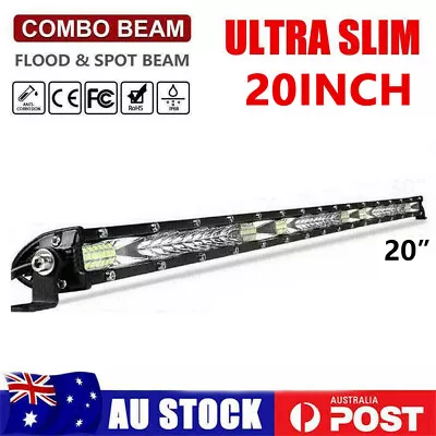 $26.95 • Buy 20 Inch LED Work Light Bar Flood Spot Lights Driving Lamp Offroad Car Truck SUV