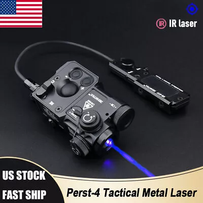 Tactical Metal Perst-4 Laser Blue & IR Laser Strobe Sight P4 Combined Device USA • $140.99