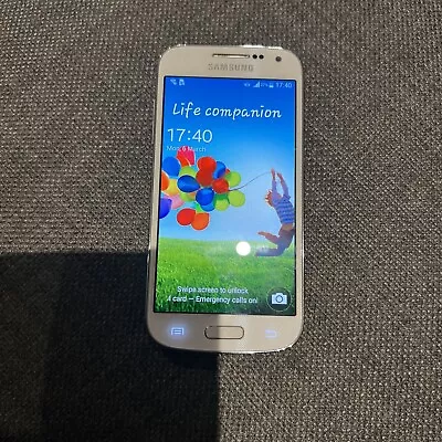 Samsung Galaxy S4 Mini GT-I9195 - White - 8GB (Unlocked) Smartphone Mobile • £25