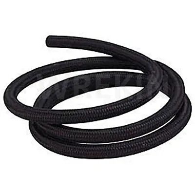 Rubber Braided Fuel Hose Pipe Engine Vacuum Line Unleaded Petrol Diesel Oil Tube • £3.29